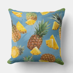 Pineapple Pattern 2 Throw Pillow