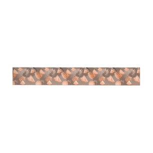 Pineapple Pattern 4 Wraparound Address Label