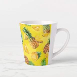 Pineapple Pattern 7 Latte Mug