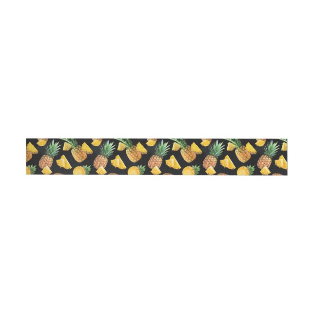 Pineapple Pattern 8 Wrap Around Label (Individual)
