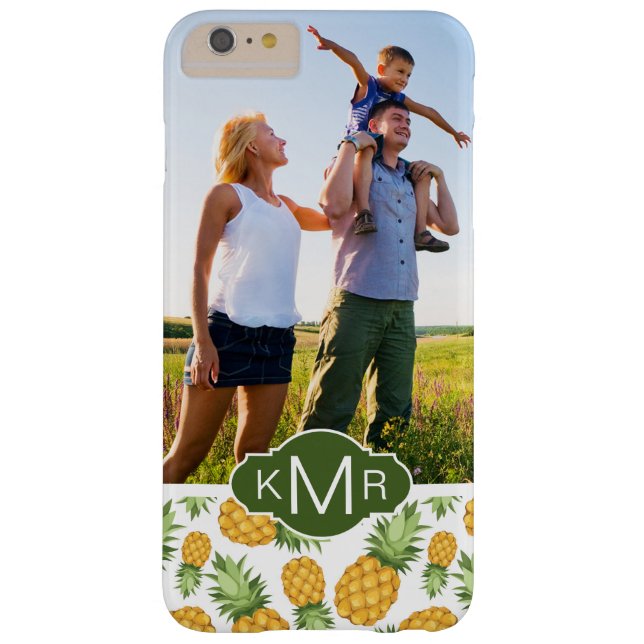Pineapple Pattern | Add Your Photo Case-Mate iPhone Case (Back)