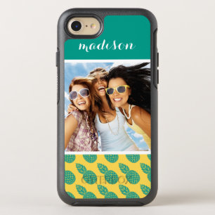 Pineapple Pattern   Add Your Photo & Name OtterBox Symmetry iPhone 8/7 Case