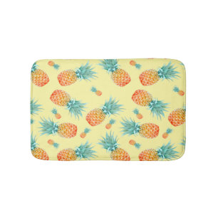 Pineapple Pattern Bath Mat