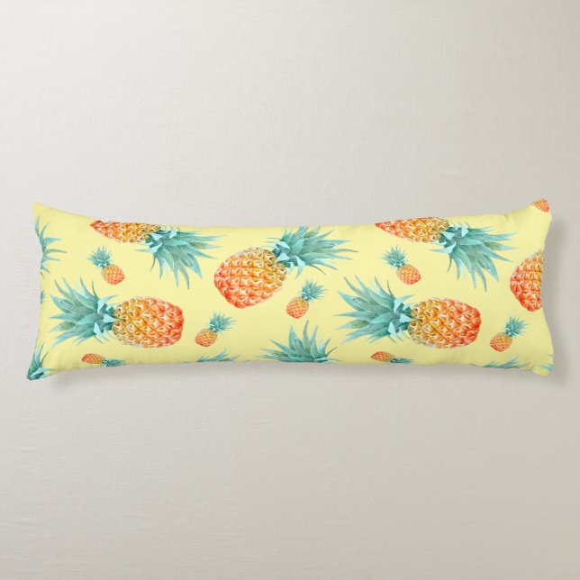 Pineapple Pattern Body Pillow (Front)