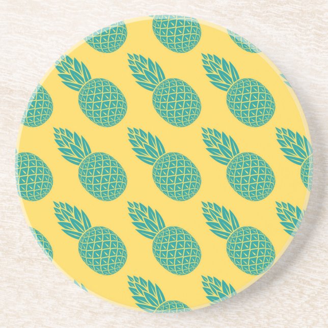 Pineapple Pattern Coaster (Front)