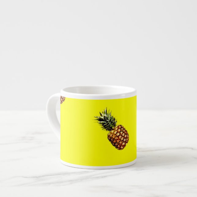 pineapple pattern espresso cup (Front Left)
