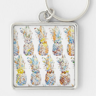 Pineapple Pattern Keychain