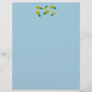 Pineapple Pattern Letterhead