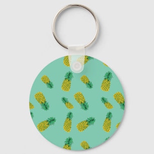 Pineapple Pattern on Keychain