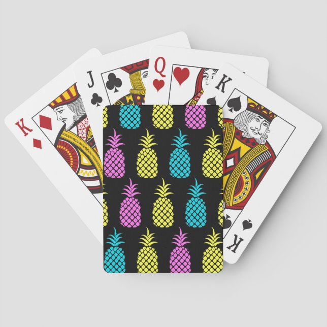 Pineapple Pattern Playing Cards (Back)