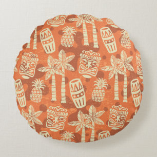 Pineapple Pattern Round Pillow