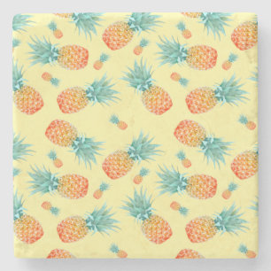 Pineapple Pattern Stone Coaster