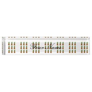 pineapple pattern Thunder_Cove Nameplate