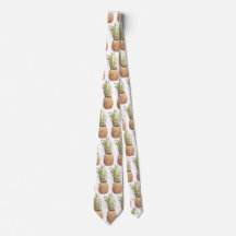 pineapple pattern tie