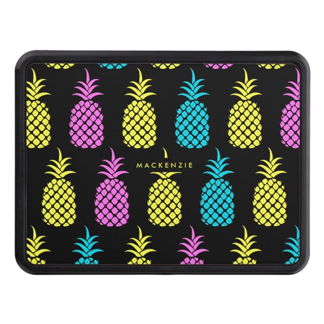 Pineapple Pattern Trailer Hitch Cover (Front)