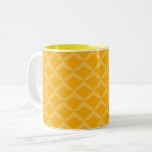Pineapple Pattern... Two-Tone Coffee Mug