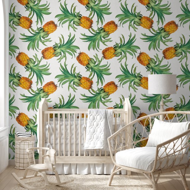 Pineapple Pattern Wallpaper (Kids)