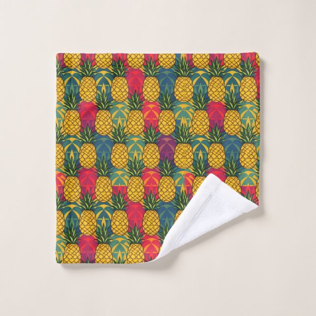 Pineapple Pattern  Wash Cloth (Wash Cloth)