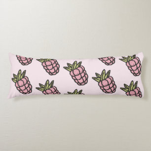 Pineapple Pattern Y2K Retro Funky Body Pillow