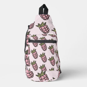Pineapple Pattern Y2K Retro Funky Sling Bag
