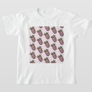 Pineapple Pattern Y2K Retro Funky T-Shirt