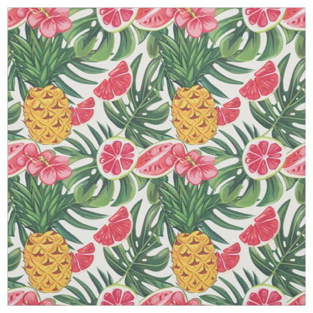 Pineapple Patterns Fabric (Swatch)