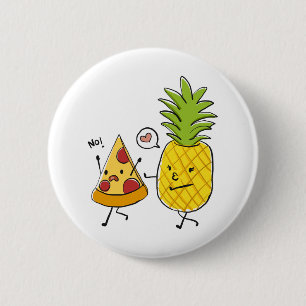 Pineapple pizza 2 inch round button