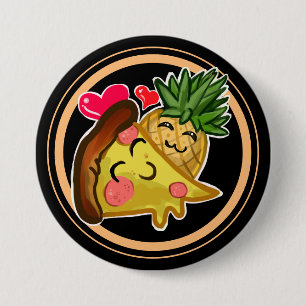 Pineapple Pizza Love 3 Inch Round Button