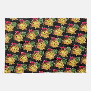 Pineapple Pizza Love Kitchen Towel