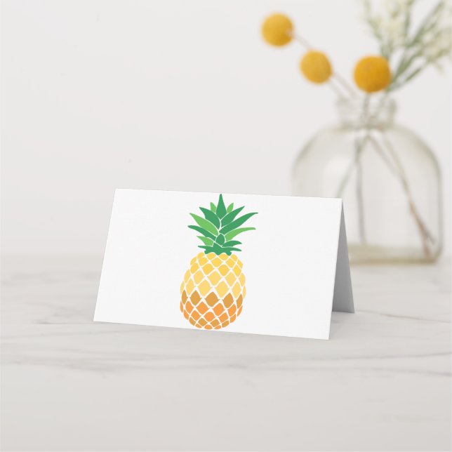 Pineapple Place Card (Front)