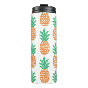 Pineapple Play: Fun Pattern Delight. Thermal Tumbler