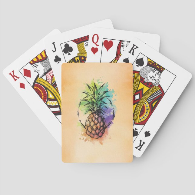 Pineapple Playing Cards (Back)