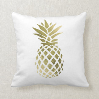 Pineapple Polyester Throw Pillow 16" x 16"