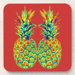 Pineapple Pop Art Coaster
