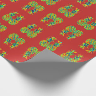 Pineapple Pop Art  Wrapping Paper