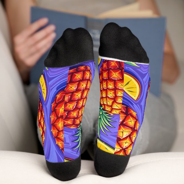 Pineapple Pop - Pineapple Empire Socks (Bottom)