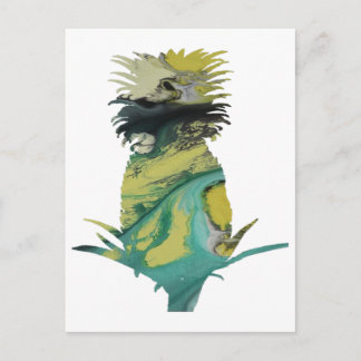 pineapple postcard