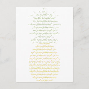 Pineapple Postcard