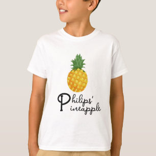 Pineapple Power: Trendy and Unique 'P' t-shirt