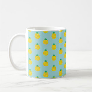 Pineapple Print Coffee Mug