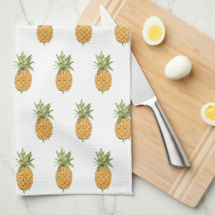 Pineapple Print Kitchen Towel