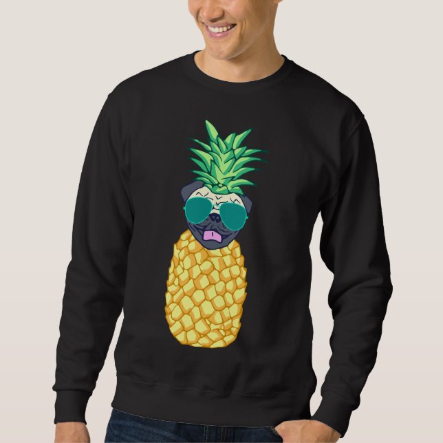 pineapple pug Classic T-Shirt 192 Sweatshirt (Front)
