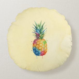 Pineapple Round Pillow