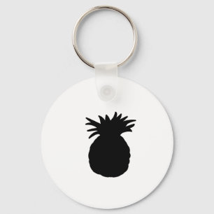 Pineapple Silhouette Keychain