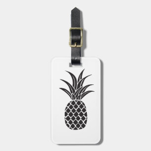 Pineapple Silhouette Luggage Tag
