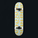 Pineapple skateboard 'Don't Look Back"<br><div class="desc">Modern colourful Skateboard with pineapple pattern. Make this skateboard your own by adding your text. To access advanced editing tools, please go to "Personalize this template" and click on "Details", scroll down and press the "click to customize further" link. Ideal for any Occasion such as birthday or Graduation, for outdoor...</div>