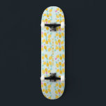 Pineapple skateboard 'Don't Look Back"<br><div class="desc">Modern colourful Skateboard with pineapple pattern. Make this skateboard your own by adding your text. To access advanced editing tools, please go to "Personalize this template" and click on "Details", scroll down and press the "click to customize further" link. Ideal for any Occasion such as birthday or Graduation, for outdoor...</div>