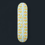 Pineapple skateboard 'Don't Look Back"<br><div class="desc">Modern colourful Skateboard with pineapple pattern</div>