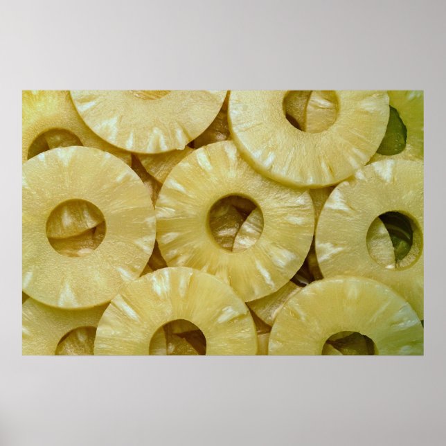 Pineapple slices poster (Front)