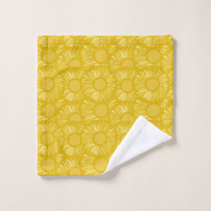 Pineapple Slices Yellow Tropical Fruit Hawaii Wash Cloth